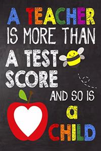 A Teacher is More Than a Test Score and So is a Child