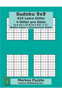 Sudoku 9x9 - 424 leere Gitter