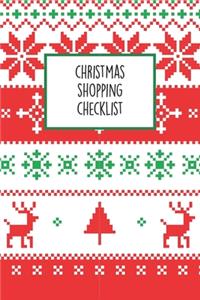 Christmas Shopping Checklist