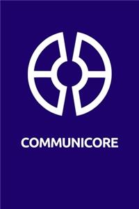 Communicore: Composition Notebook, Retro EPCOT Center Journal with Purple Soft Cover, 200 Blank Lined