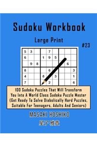 Sudoku Workbook-Large Print #23