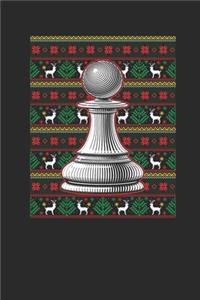 Ugly Christmas - Pawn: Dotted Bullet Notebook - Christmas Gift for Kids, Women, Men Girls And Boys