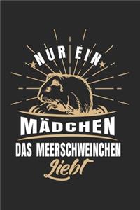 Nur ein Mädchen das Meerschweinchen liebt