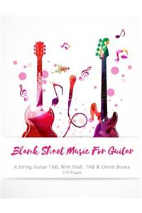 Blank Sheet Music For Guitar
