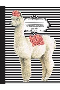 Composition Notebook Lady Llama