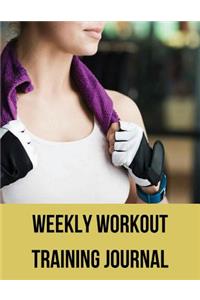 Weekly Workout Training Journal