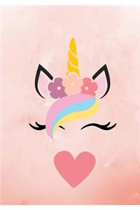 Composition Notebook Unicorn birthday Gift for girls