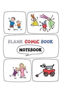 Blank Comic Book Notebook