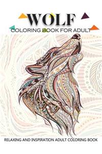 Wolf Coloring Book For Adult