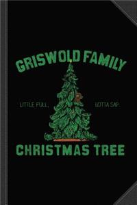 Griswold Family Christmas Tree Vintage Journal Notebook