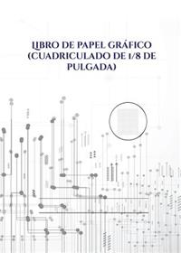 Libro de papel gráfico (cuadriculado de 1/8 de pulgada)
