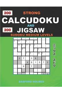 200 Strong Calcudoku and 200 Jigsaw Sudoku medium levels.
