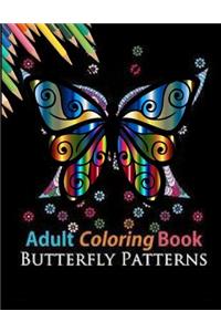 Adult Coloring Book Butterfly Patterns