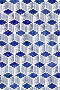 Journal Notebook Cubes Pattern 12