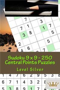 Sudoku 9 X 9 - 250 Central Points Puzzles - Level Silver