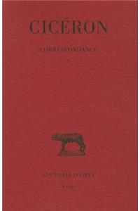 Ciceron, Correspondance