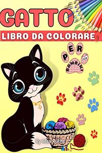 Gatto Libro Da Colorare Per Bambini