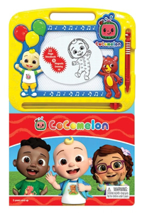 Cocomelon: Activity Book Learning, Writing, Sketching with Magnetic Drawing Doodle Pad for Kids
