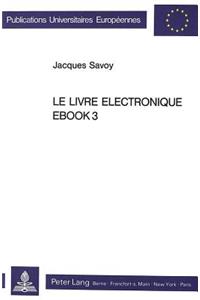 Le livre electronique EBOOK3