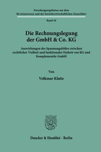 Die Rechnungslegung Der Gmbh & Co. Kg