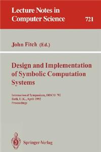Design and Implementation of Symbolic Computation Systems