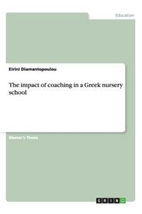 impact of coaching in a Greek nursery school
