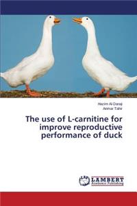 use of L-carnitine for improve reproductive performance of duck