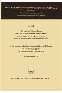 Untersuchung Günstiger Längen-Breitenverhältnisse Für Flachwasserschiffe Im Unterkritischen Fahrbereich
