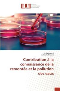 Contribution À La Connaissance de la Remontée Et La Pollution Des Eaux