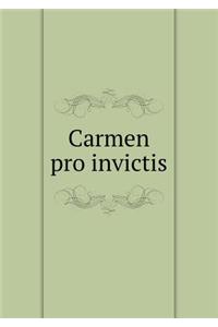 Carmen pro invictis