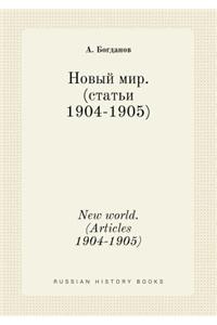 New World. (Articles 1904-1905)