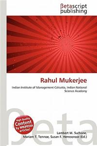 Rahul Mukerjee