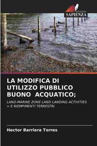 Modifica Di Utilizzo Pubblico Buono Acquatico;