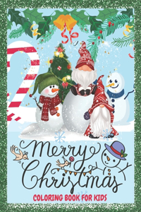 Merry Christmas Coloring Book For Kids