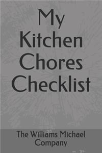 My Kitchen Chores Checklist