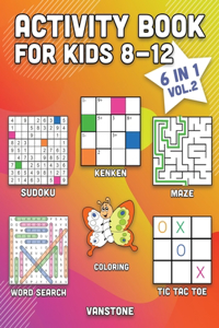 Activity Book for Kids 8-12