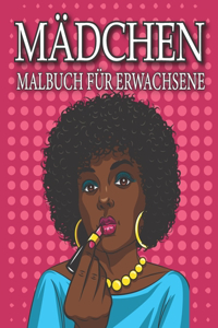 Mädchen Malbuch für Erwachsene