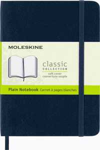 Moleskine Sapphire Blue Pocket Plain Notebook Soft