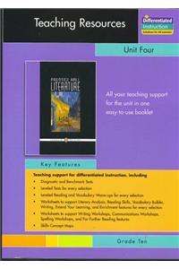 Prentice Hall Literature Penguin Edition Teachers Resources Unit 4 Poetry Grade 10