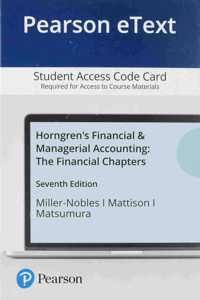 Horngren's Financial & Managerial Accounting