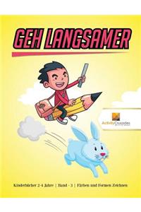 Geh langsamer