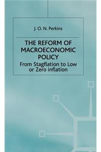 Reform of Macroeconomic Policy
