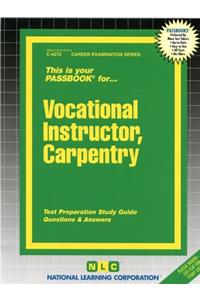 Vocational Instructor, Carpentry