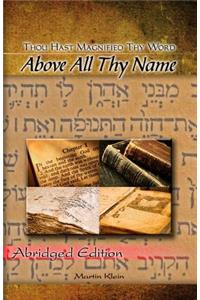 Above All Thy Name