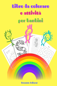 Libro da colorare e attività per bambini