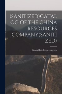 (Sanitized)Catalog of the China Resources Company(sanitized)