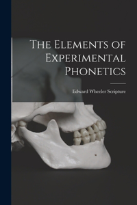 Elements of Experimental Phonetics