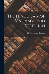 Hindu Law of Marriage and Stridhan