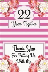 22nd Anniversary Journal