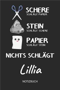 Nichts schlägt - Lillia - Notizbuch
